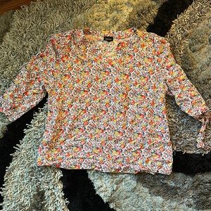 Floral quarter length